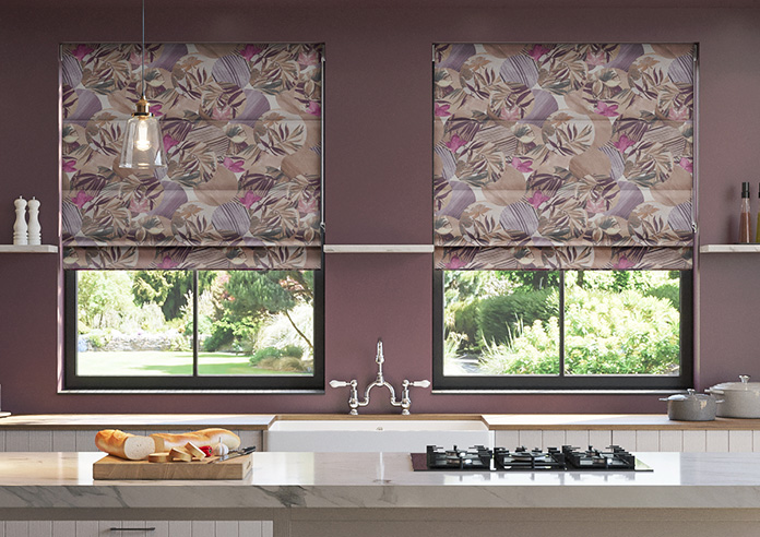 Osaka, Lotus - Twist&Fit Roman Blind - Image 3